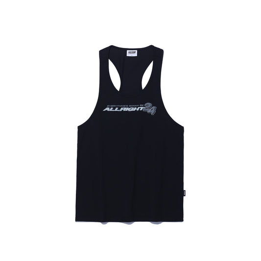 All Right Run Sleeveless (Black)
