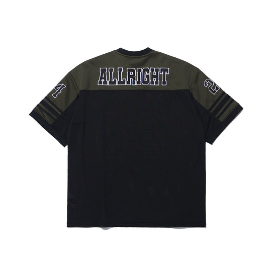 All Right Globe Rugby Jersey (Black/Olive)