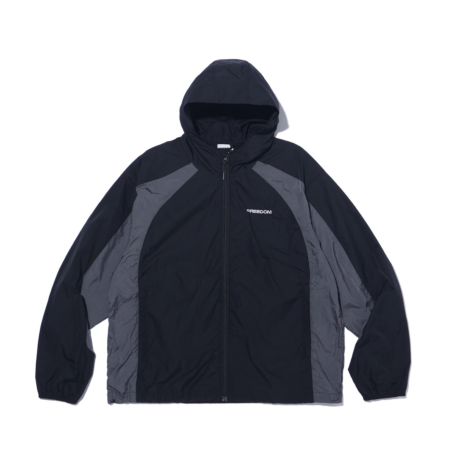 Split Light Windbreaker (Black)