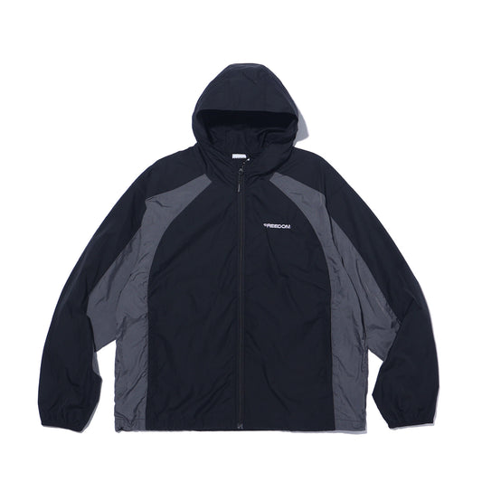 Split Light Windbreaker (Black)