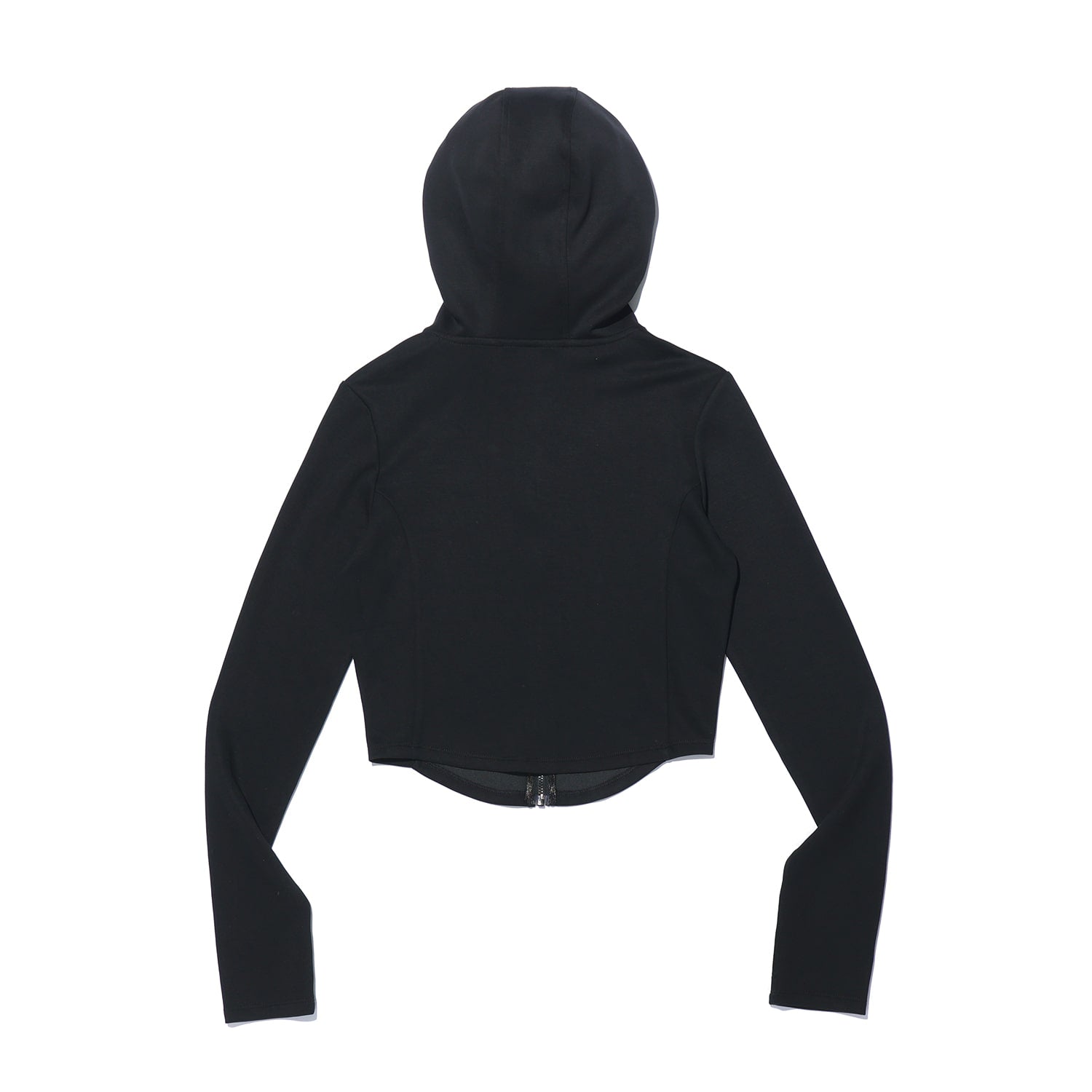 Womens Olympia Slim Hood Zip-Up (Black)