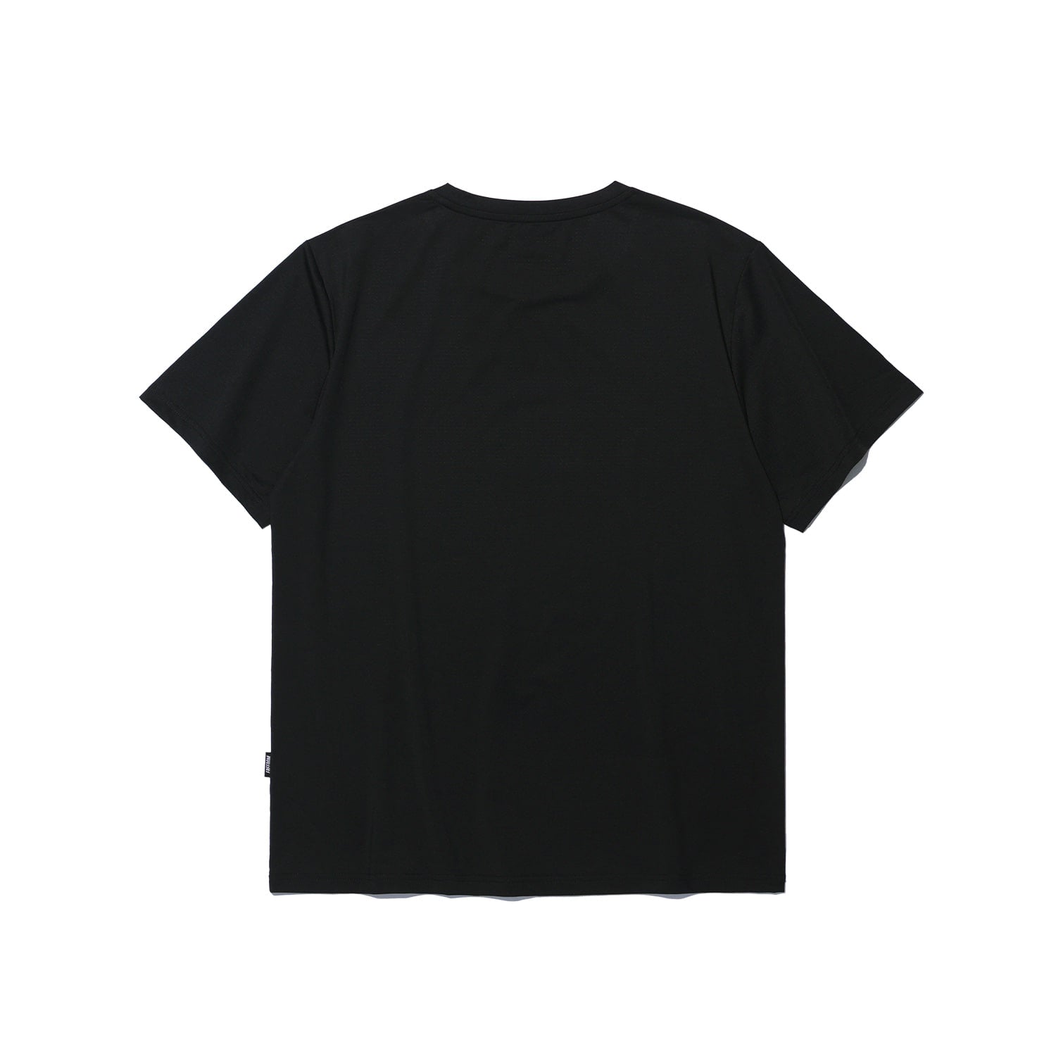 Square Mesh Muscle Fit T-shirt (Black)