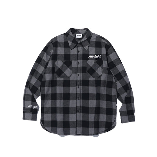ALLRIGHT Buffalo Check Shirts (Black)