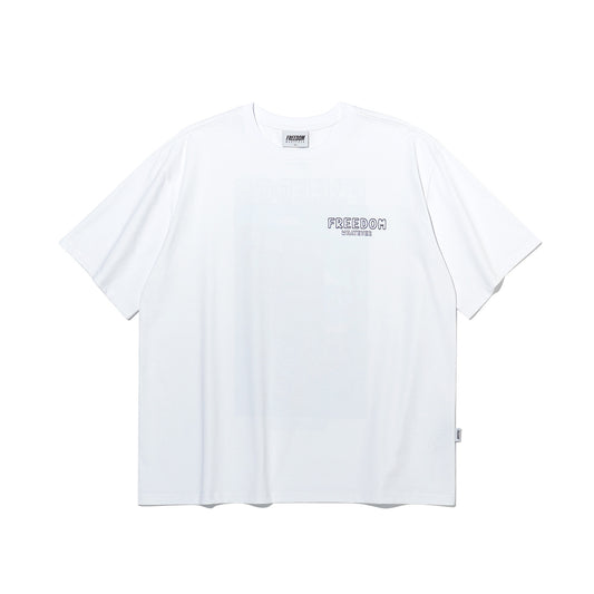 Animal Muscle Beach Graphic T-shirt (White)