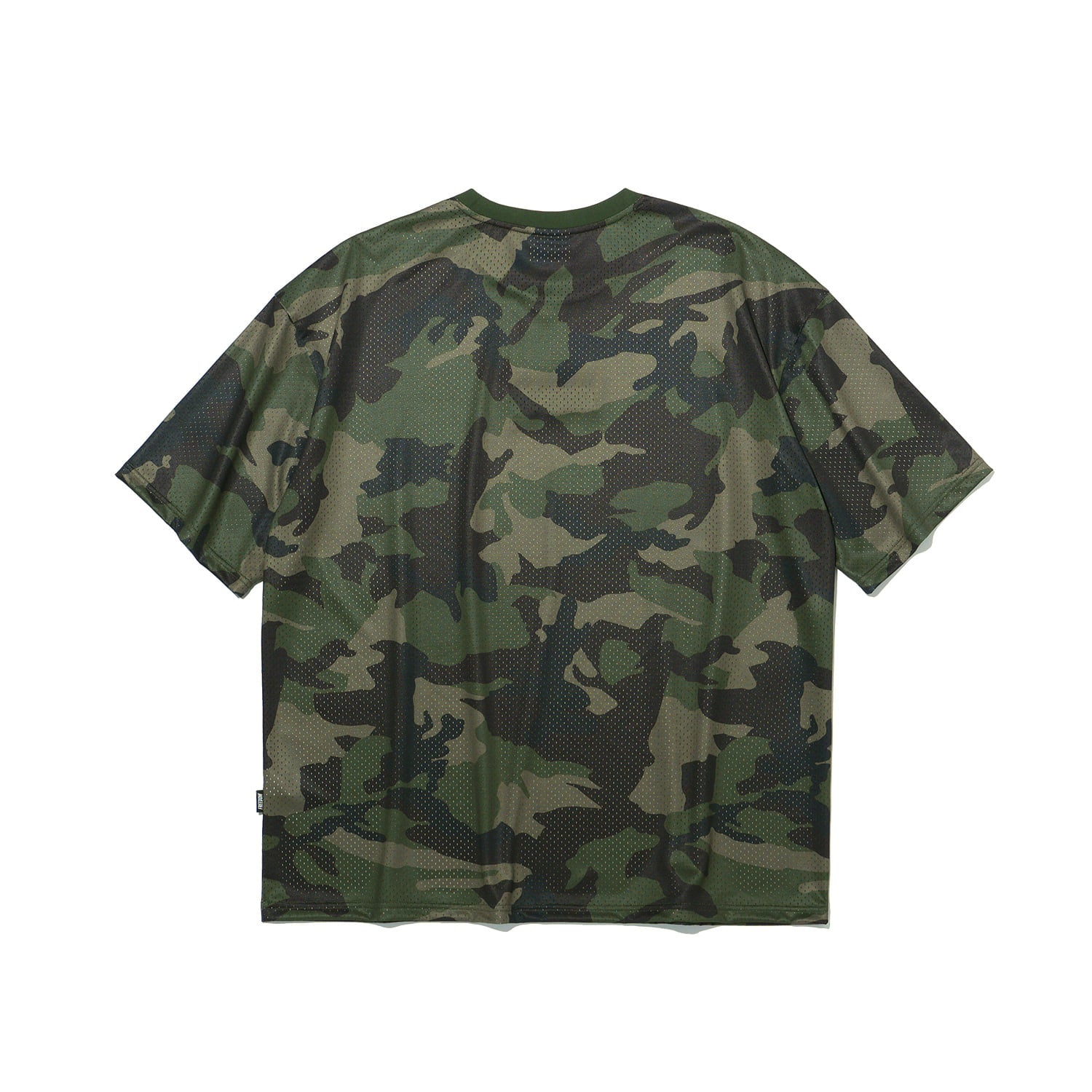 Freedom Logo Mesh Oversized T-shirt (Deep Camo)
