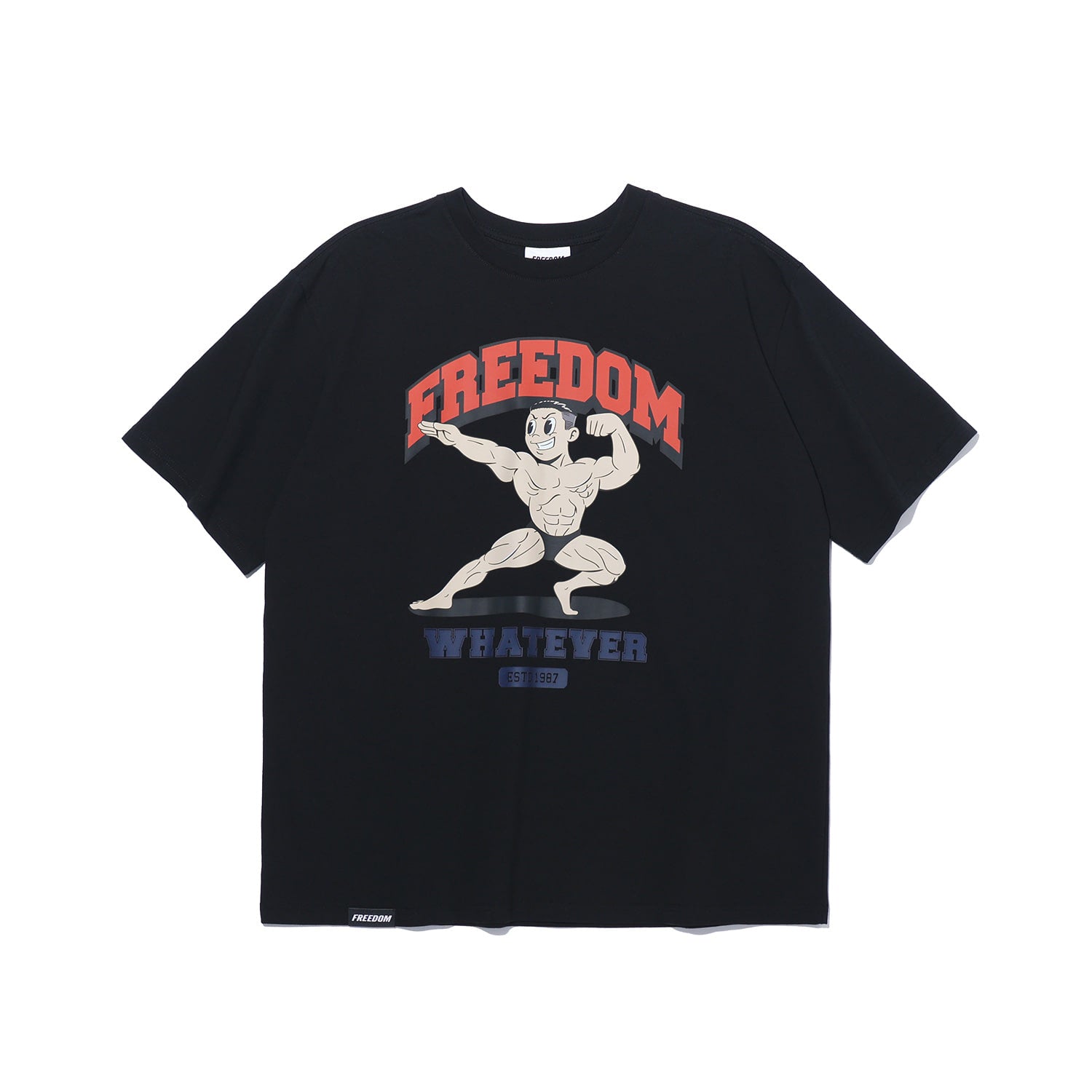 Signature Biceps Men Print T-shirt (Black)