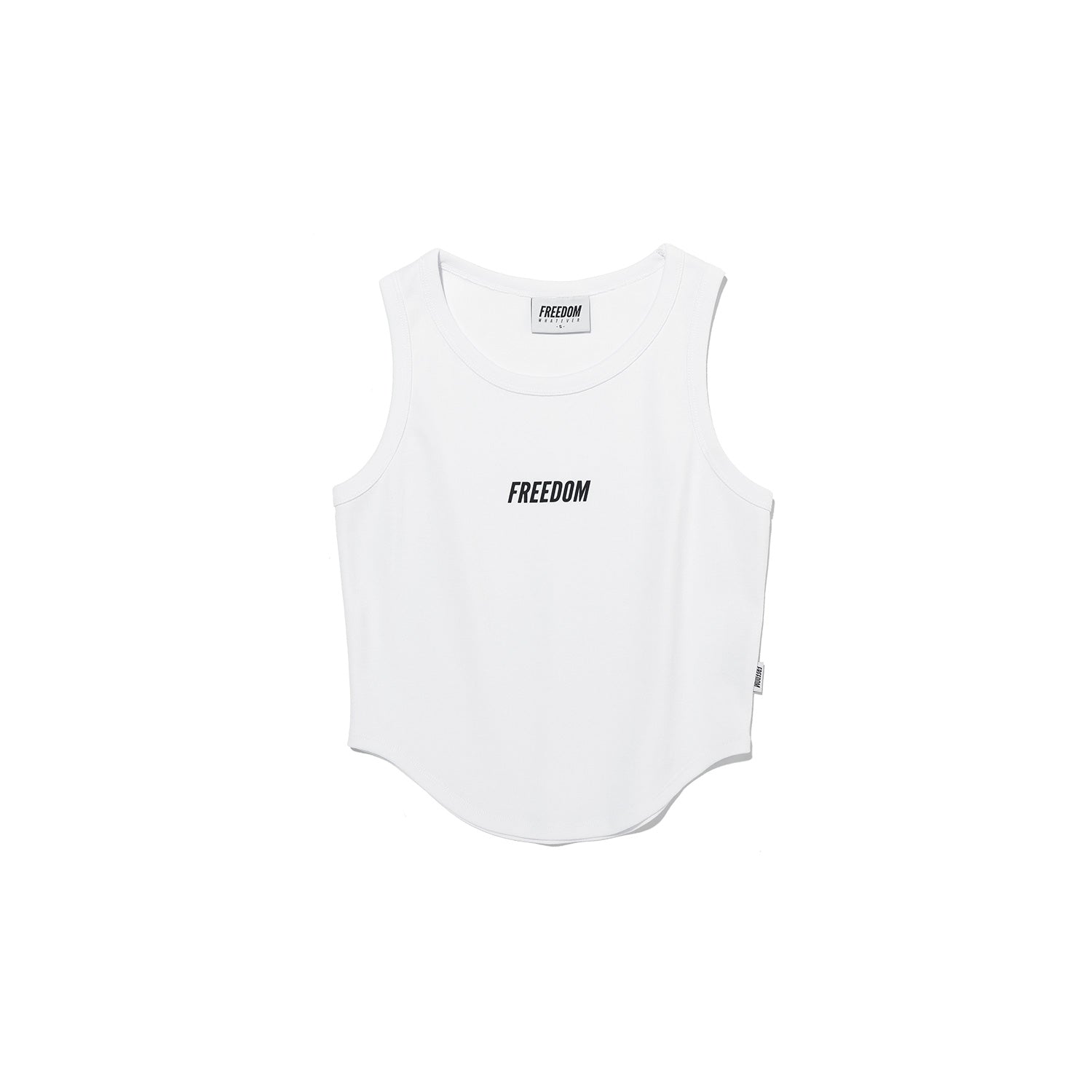 Women's Small Logo Sleeveless (White)