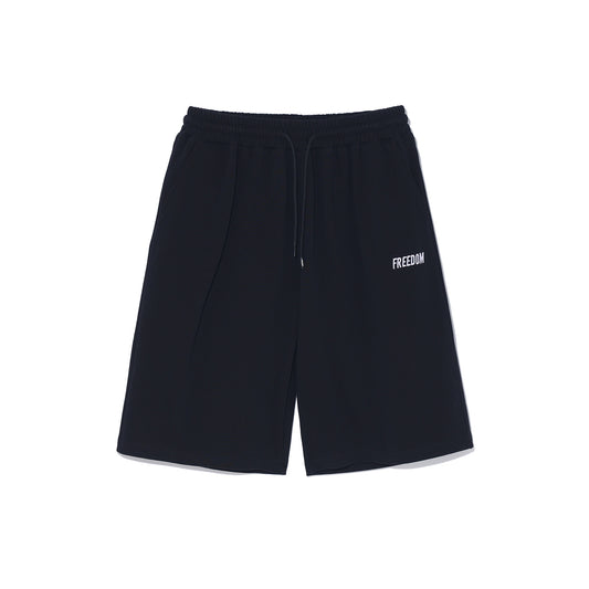 Basic Bermuda Cotton Shorts (Black)