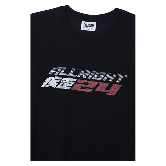 ALLRIGHT Run Overfit T-Shirt (Black)