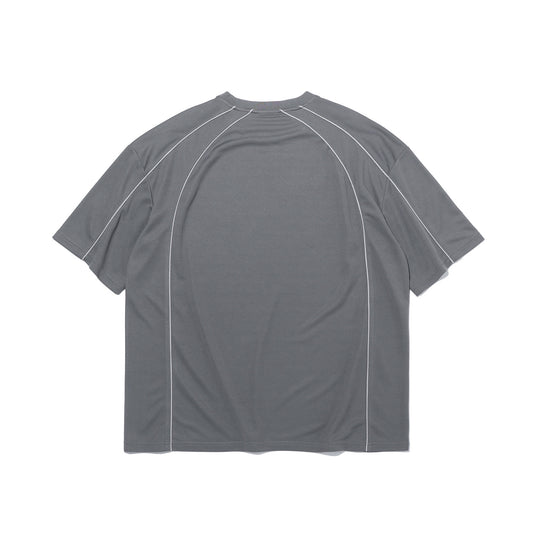 Air Mesh Split T-shirt (Dark Gray)
