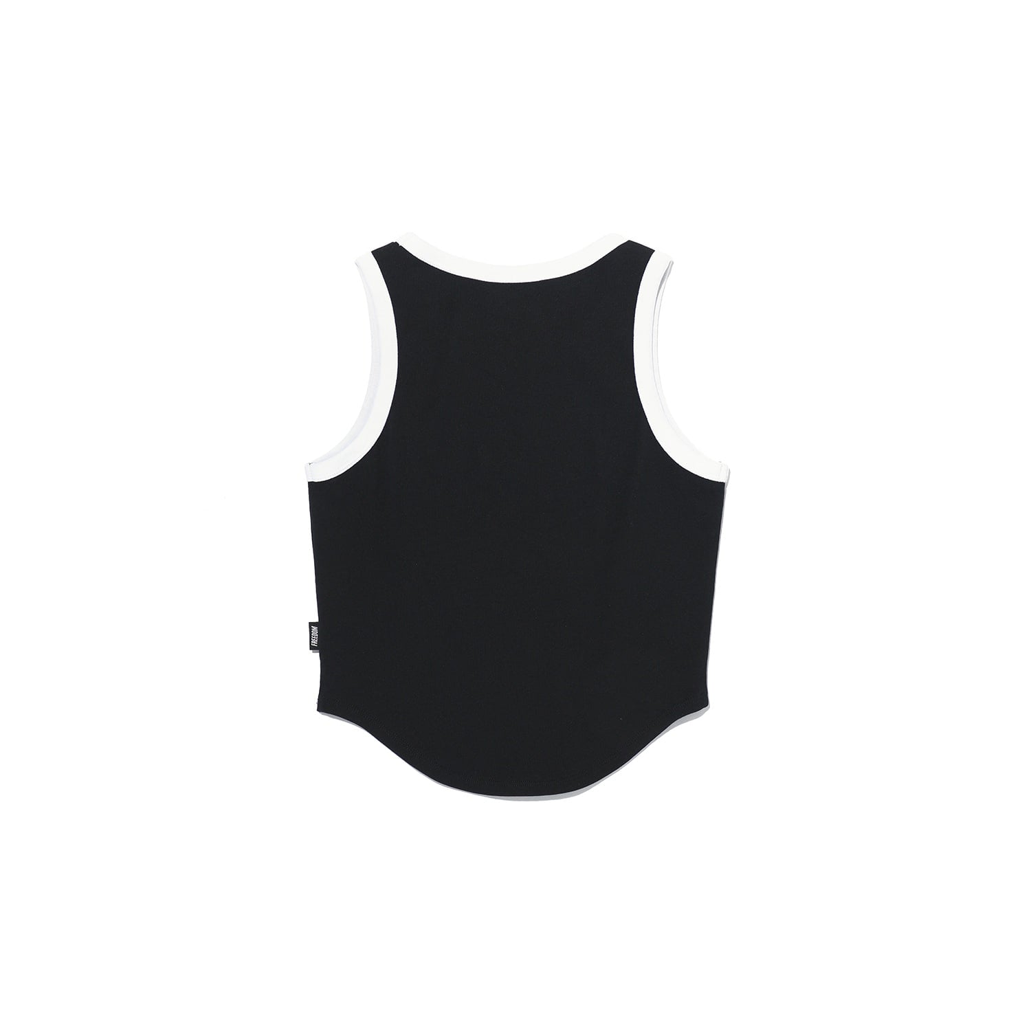 Women's Logo Ringer Sleeveless (Black)