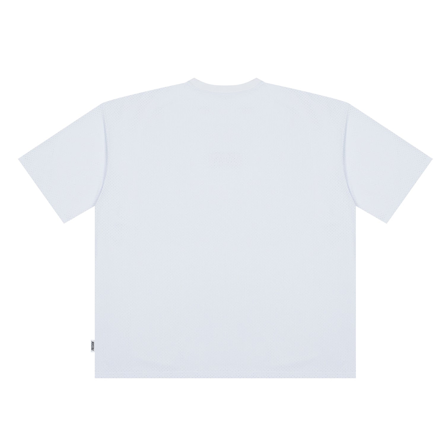 Freedom Logo Mesh Overfit T-shirt (White)