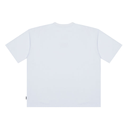 Freedom Logo Mesh Overfit T-shirt (White)
