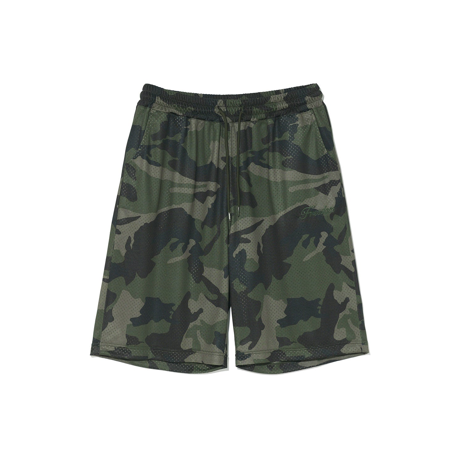 Basic Mesh Bermuda Shorts (Deep Camo)