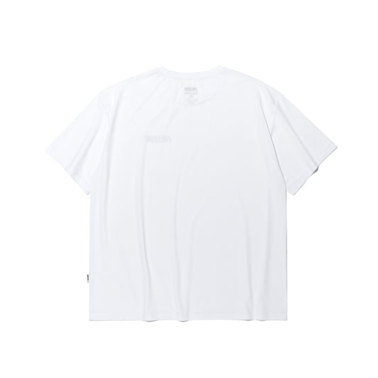 Square Mesh Semi-Overfit T-shirt (White)