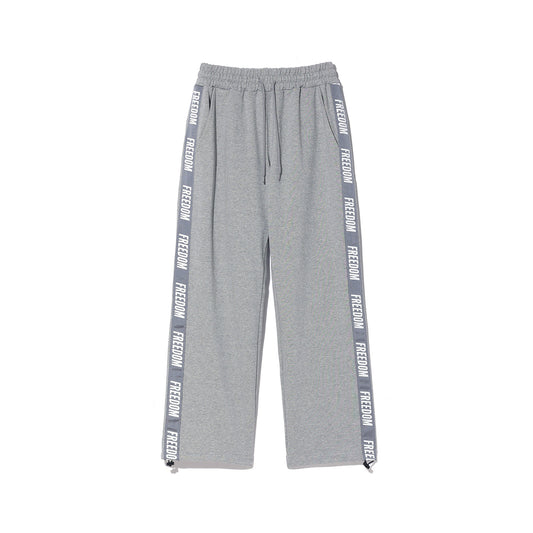 Women's Lettering Sweat Pants (Grey)