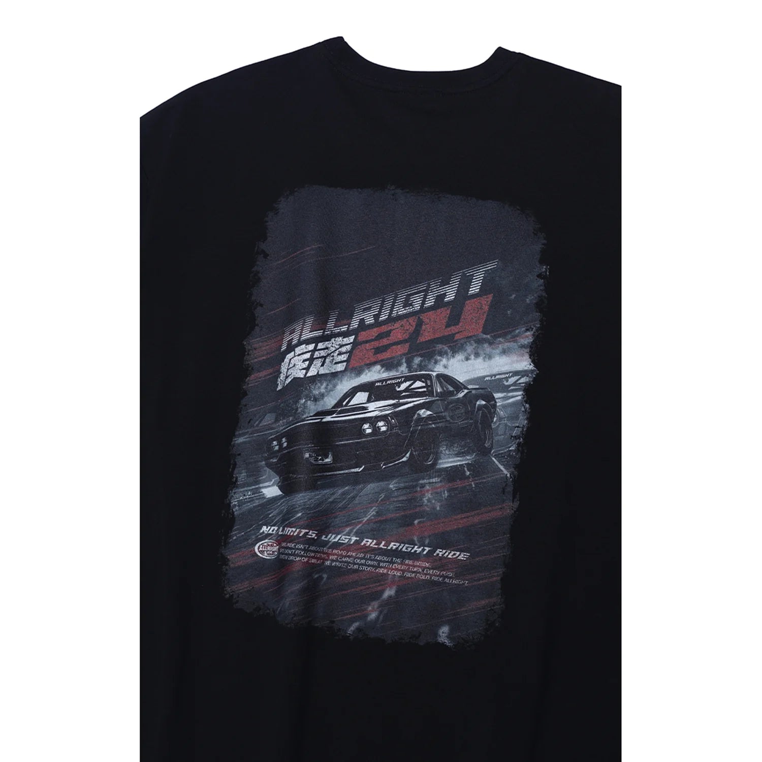 ALLRIGHT Run Overfit T-Shirt (Black)