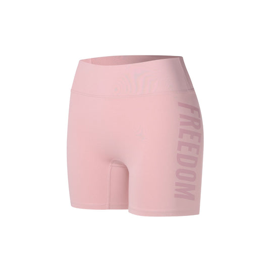 Women's Freedom Big Logo Biker Shorts (Pink)