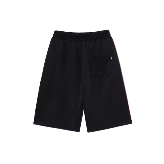 Olympia Lettering Bermuda Shorts (Black)