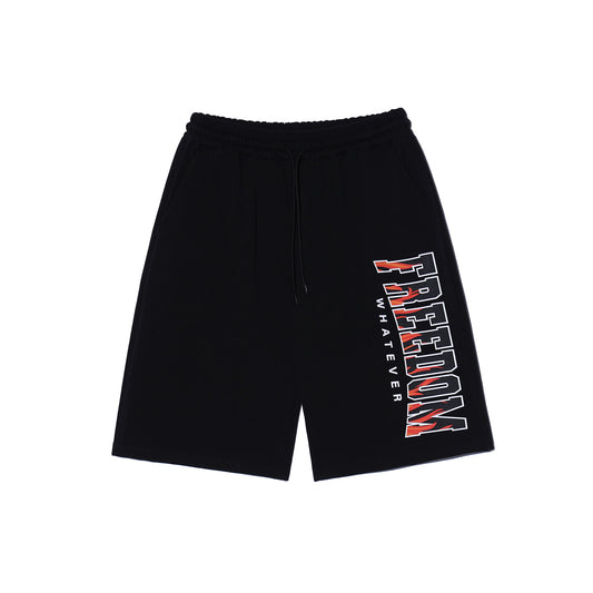 Flame Logo Bermuda Shorts (Black)