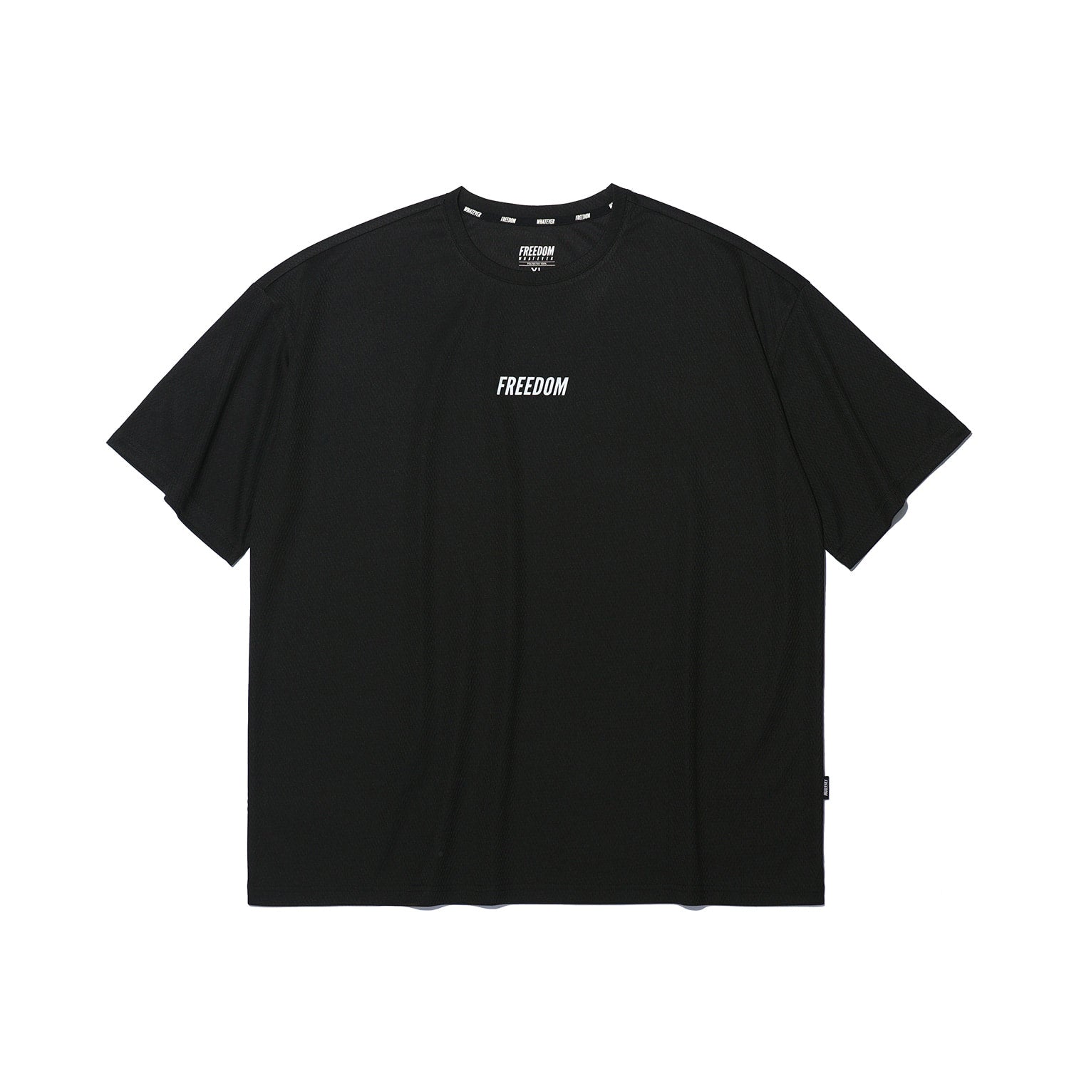 Air Mesh Oversized T-shirt (Black)