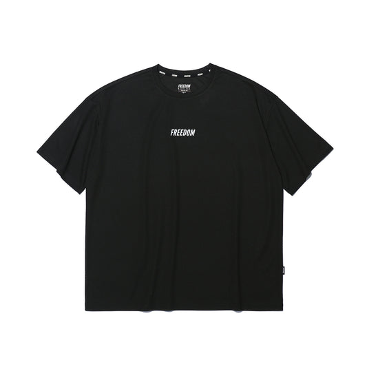 Air Mesh Oversized T-shirt (Black)