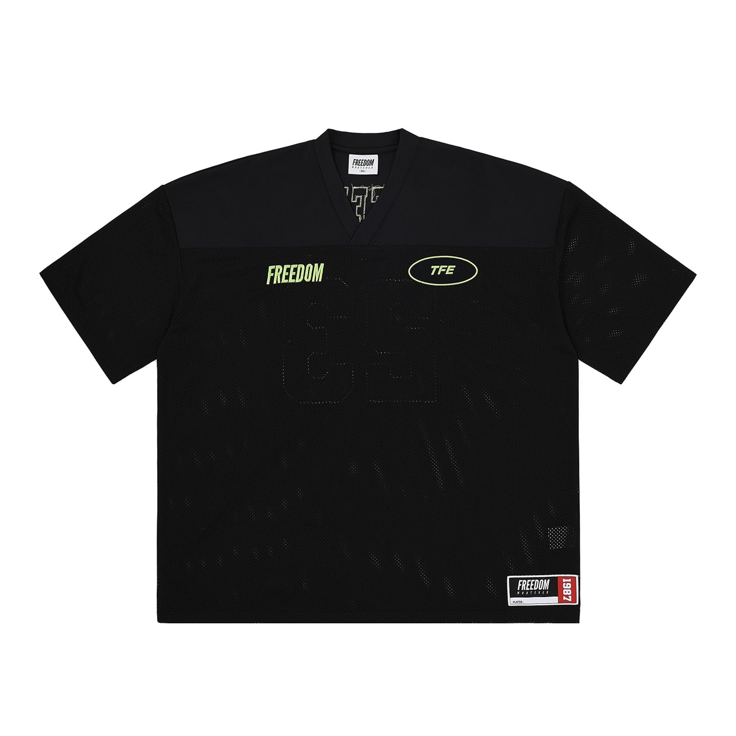 TFE Mesh Rugby Jersey (Black)
