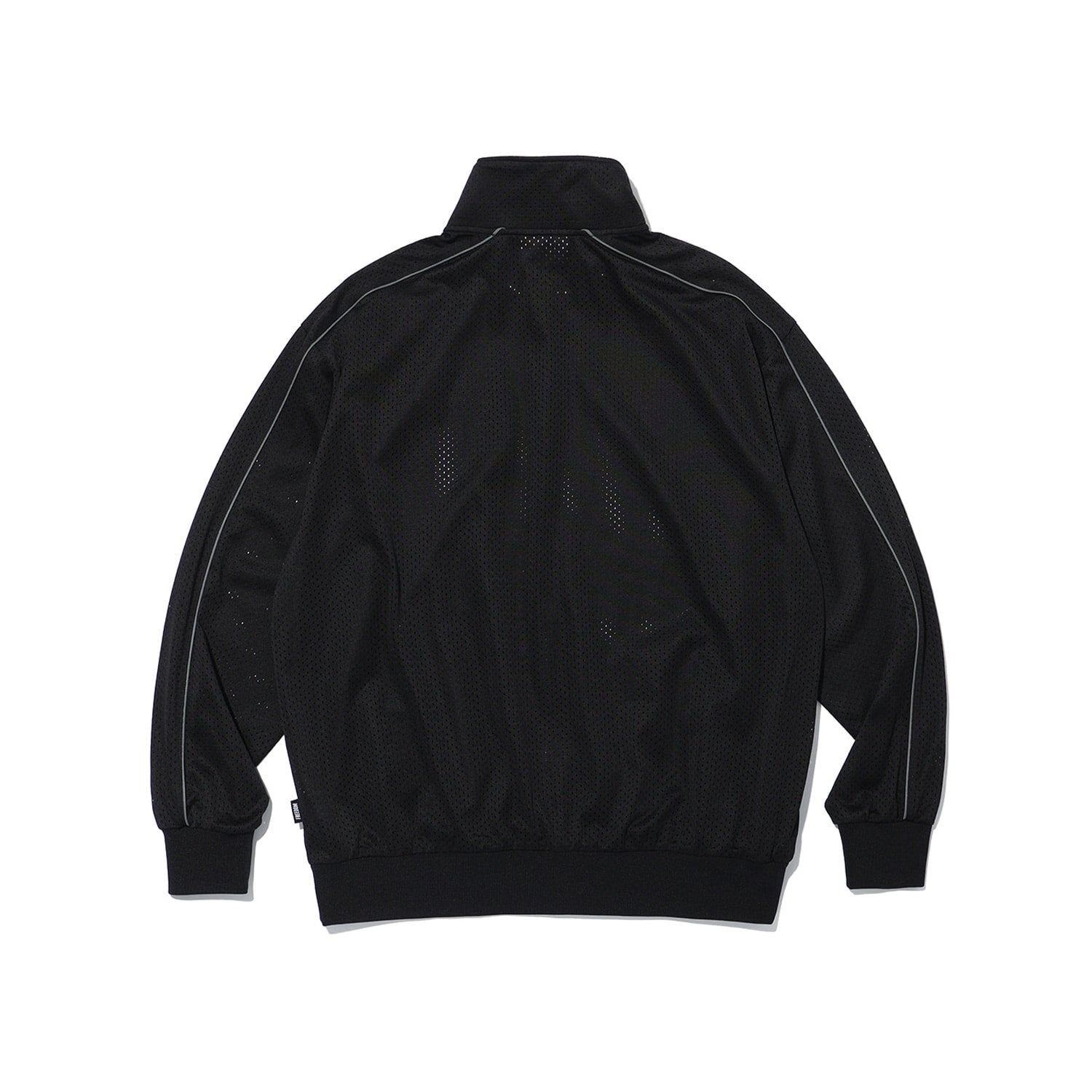 Entire Mesh Collar Jacket (Black)