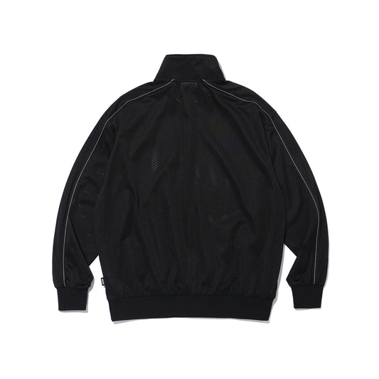 Entire Mesh Collar Jacket (Black)