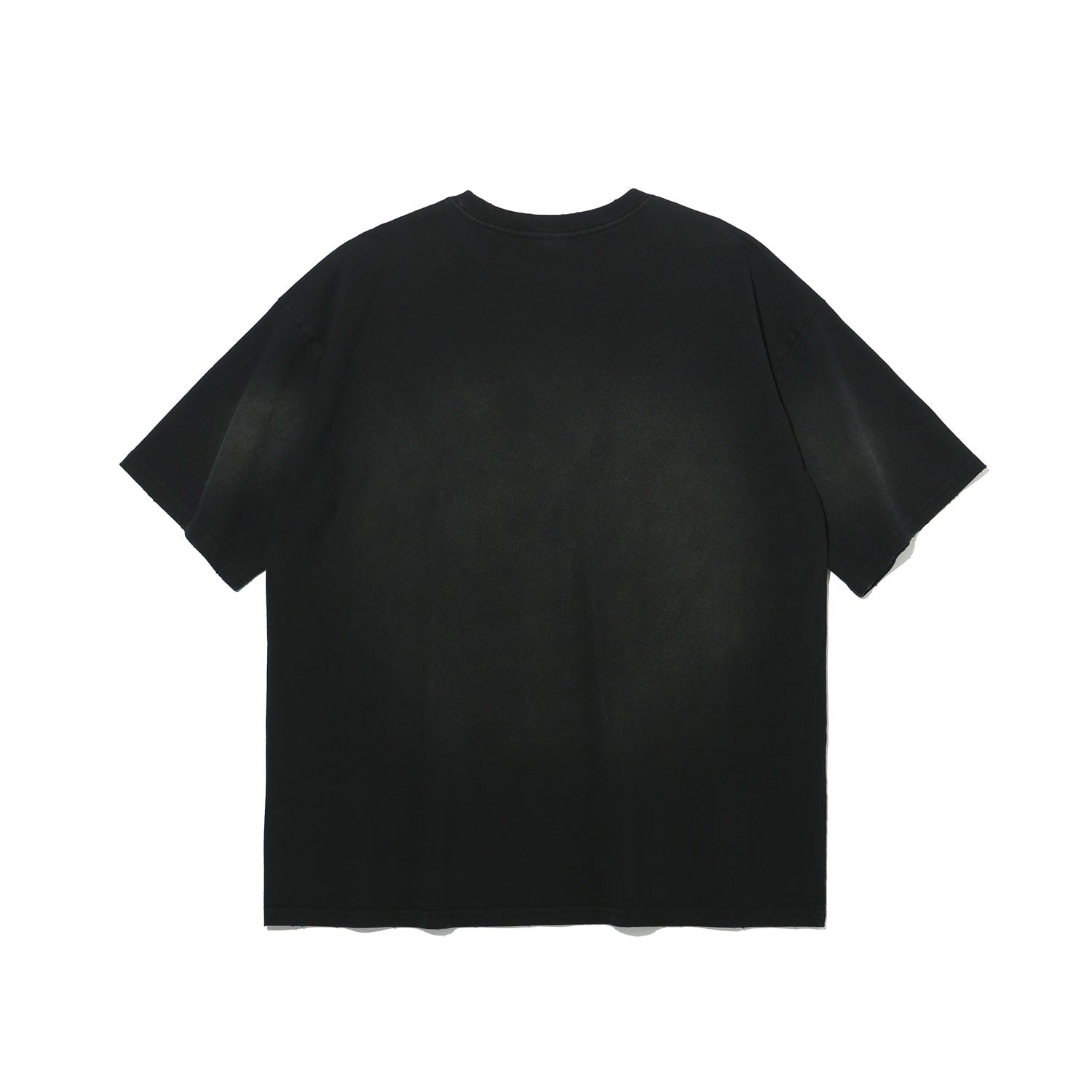 Small Logo Pigment Washed T-Shirt (Black)