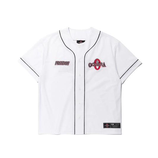 Olympia Baseball Jersey (White)
