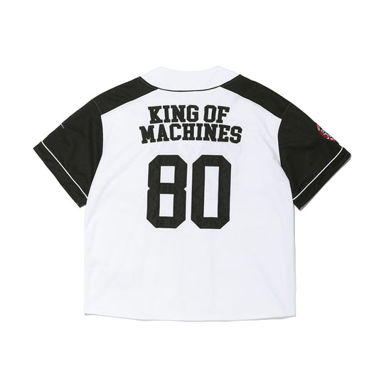 GYM80 Block Baseball Jersey (Black)