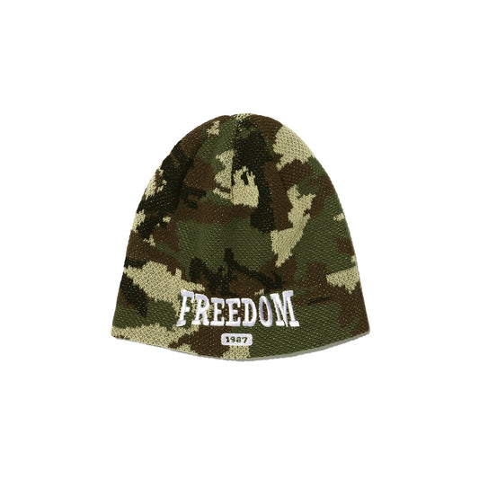 1987 Flat Short Beanie (Camo)
