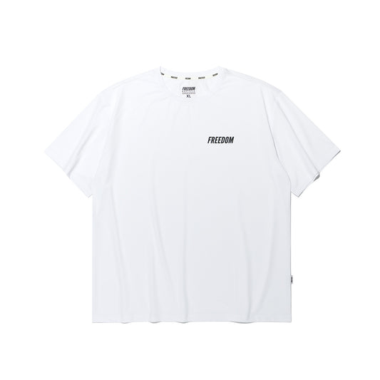 Square Mesh Semi-Overfit T-shirt (White)