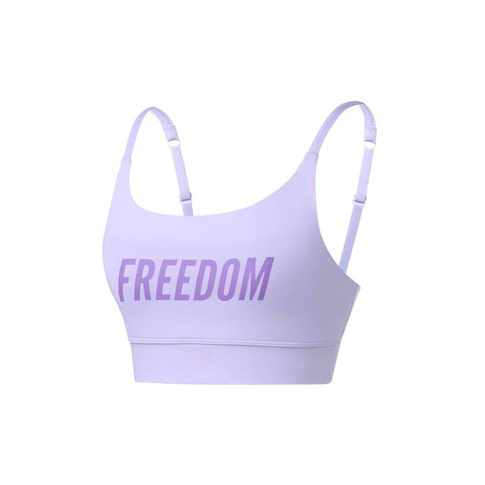 Women's Freedom Big Logo Bra Top (Purple)