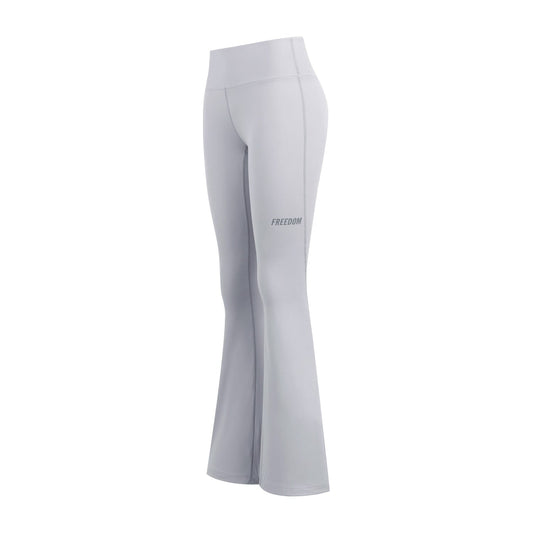 Women's Small Logo Bootcut Leggings (Grey)