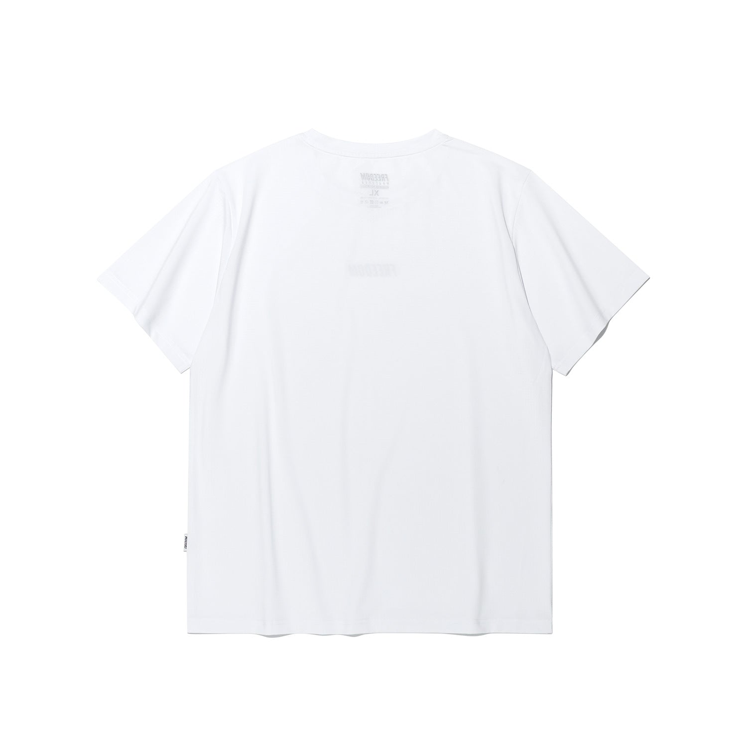 Square Mesh Muscle Fit T-shirt (White)
