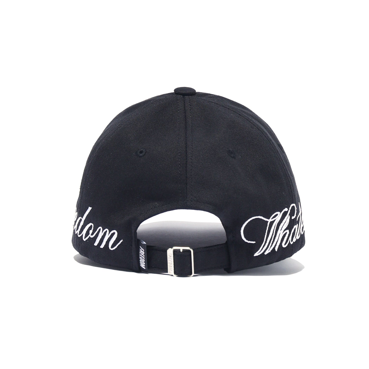 Big Logo Side Script Ball Cap (Black)