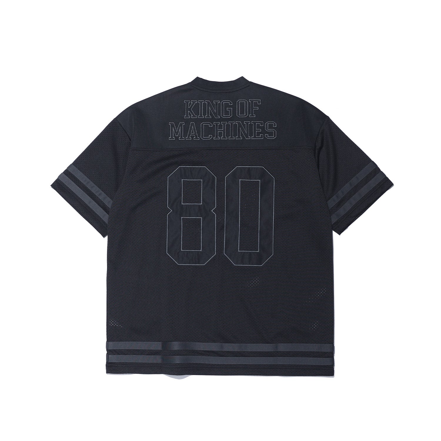 GYM80 Mesh Rugby Jersey (Black)