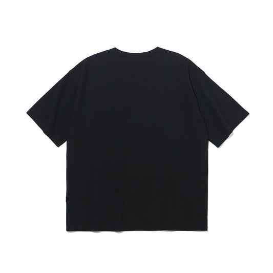 1987 Waffle Oversized T-shirt (Black)