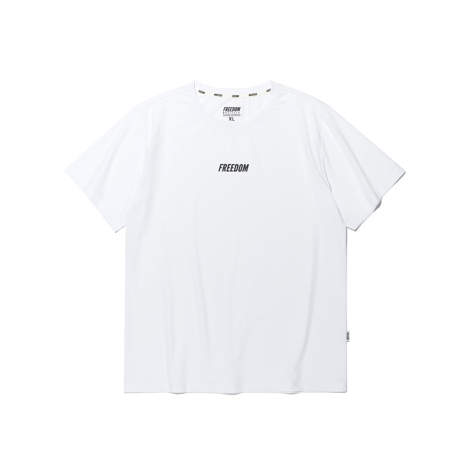 Square Mesh Muscle Fit T-shirt (White)