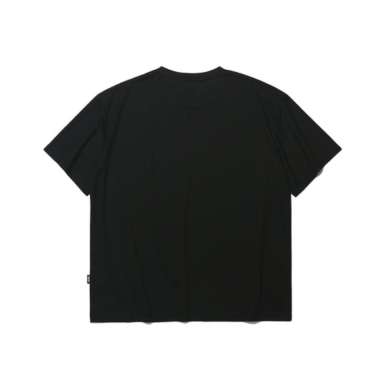 Air Mesh Semi-Overfit T-shirt (Black)