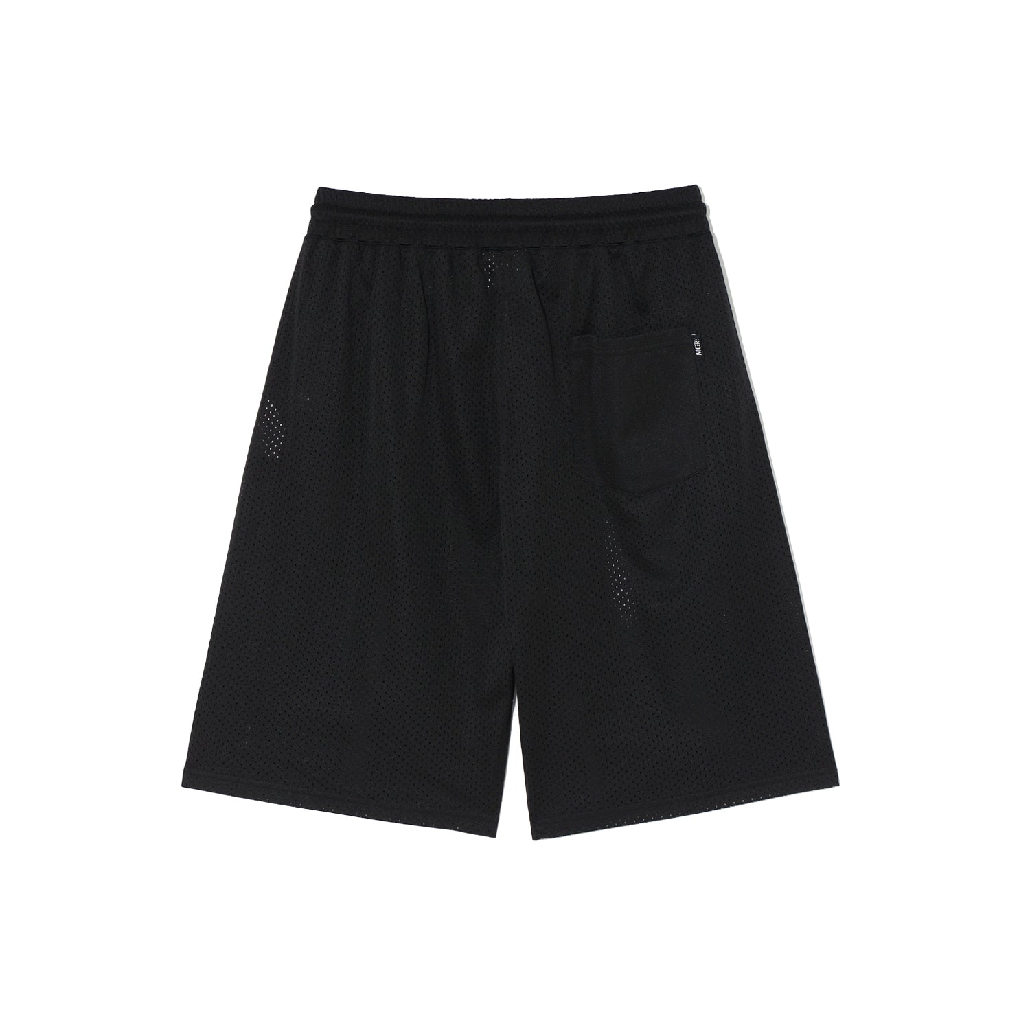 Basic Mesh Bermuda Shorts (Black)