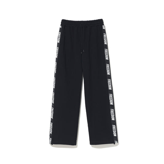 Women's Lettering Sweat Pants (Black)