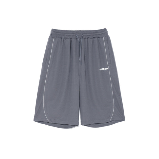 Air Mesh Split Bermuda Shorts (Dark Gray)