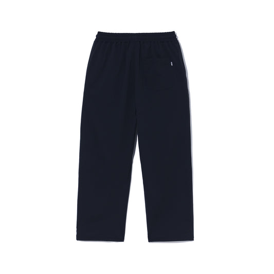 Essential Elastic Waist Wide Pants (Black)
