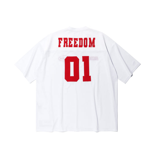 FREEDOM Mesh Rugby Jersey (White)