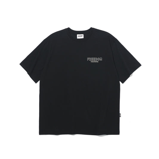 Animal Muscle Beach Graphic T-shirt (Black)