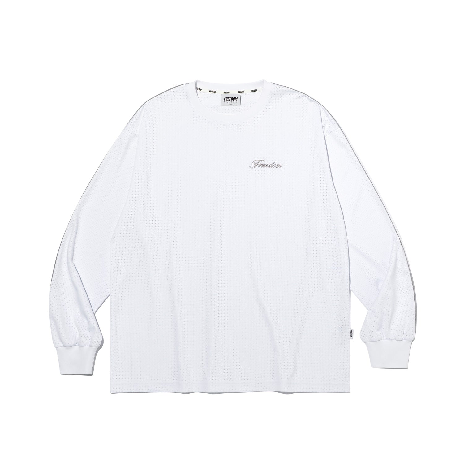 Sideline Mesh Long Sleeve (White)