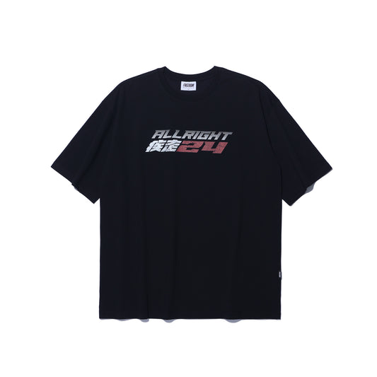 ALLRIGHT Run Overfit T-Shirt (Black)